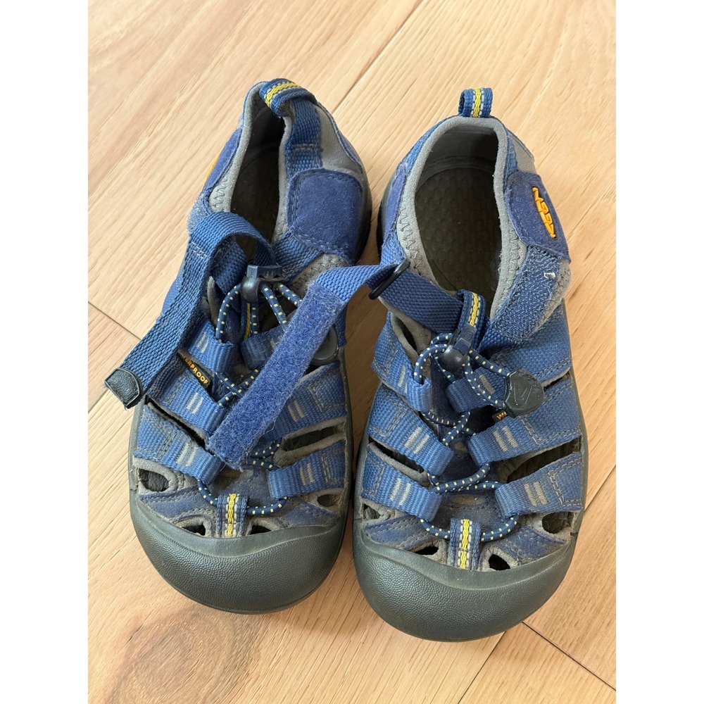 Keen Newport H2 Sandals Kids Size 13 Blue Waterproof Hiking Water Shoes 1009938